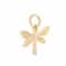 14K Gold Plated Dragonfly Charm by Bead Landing&#x2122;